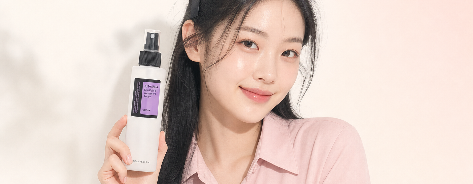 Keauty editorial hero — Exfoliating Toner