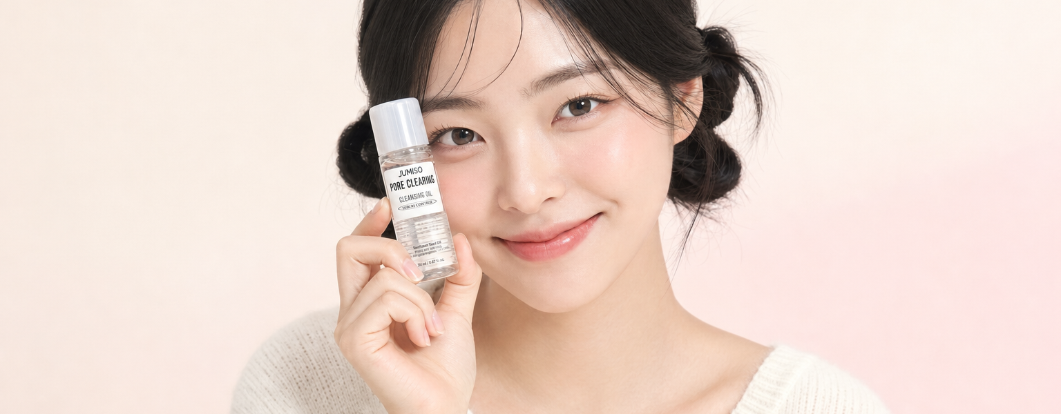 Keauty editorial hero — Oil Based Cleanser
