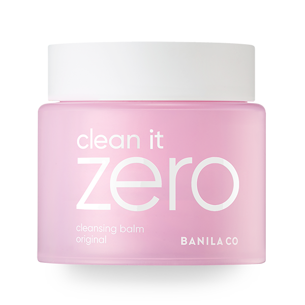 BanilaCo Clean It Zero Cleansing Balm Original 100ml — round white jar with spatula beside it