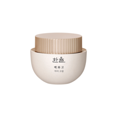 Hanyul Baek Hwa Goh Intensive Care Eye Cream 25ml — dark glass pot with gold lid on white surface