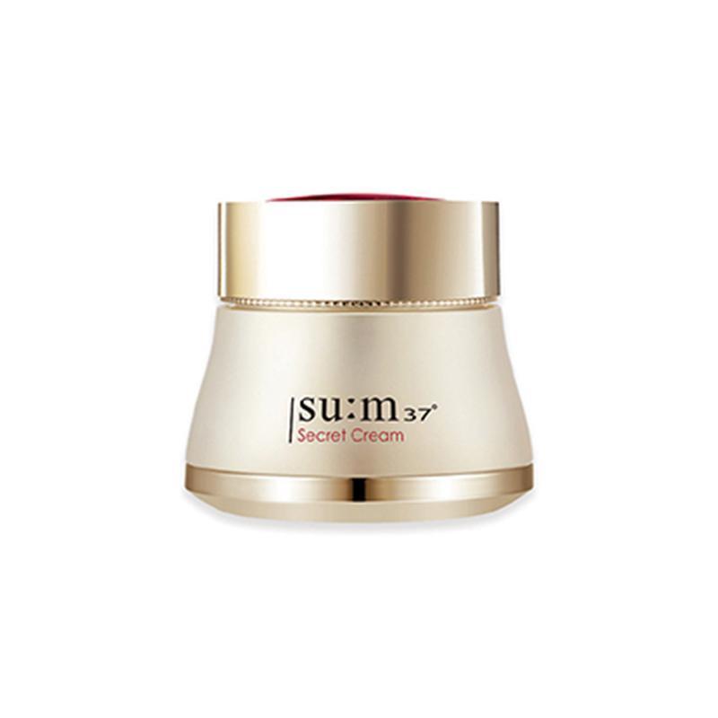 Su:m37 Secret Cream 50ml — front of cream jar with white lid