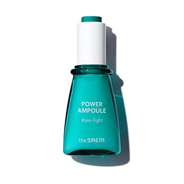 theSAEM Power Ampoule Pore Tight 35ml — dark bottle with pump dispenser