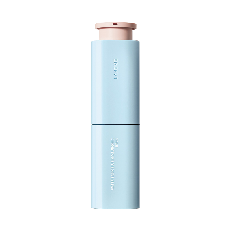 Laneige Water Bank Blue Hyaluronic Serum 50ml — blue dropper bottle front view on white