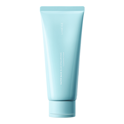 Laneige Water Bank Blue Hyaluronic Cleansing Foam 150ml — blue tube with flip cap