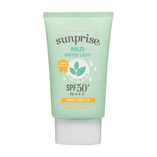 EtudeHouse Sunprise Mild Watery Light Sunscreen 50ml — white tube front