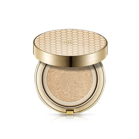 Cnp Laboratory Propolis Ampoule In Matte Cushion 15g in No.23 Natural Beige — black compact with shade label