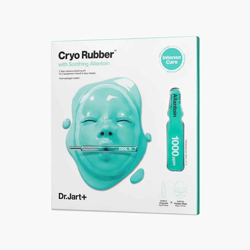 Dr.Jart+ Cryo Rubber Mask with Soothing Allantoin — ampoule and rubber mask pouch together