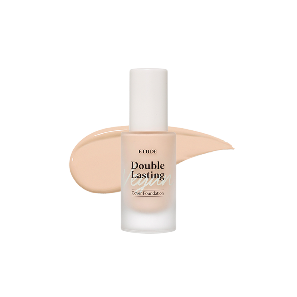 Etudehouse Double Lasting Vegan Foundation 30g No.21N1 Neutral Beige — front of bottle