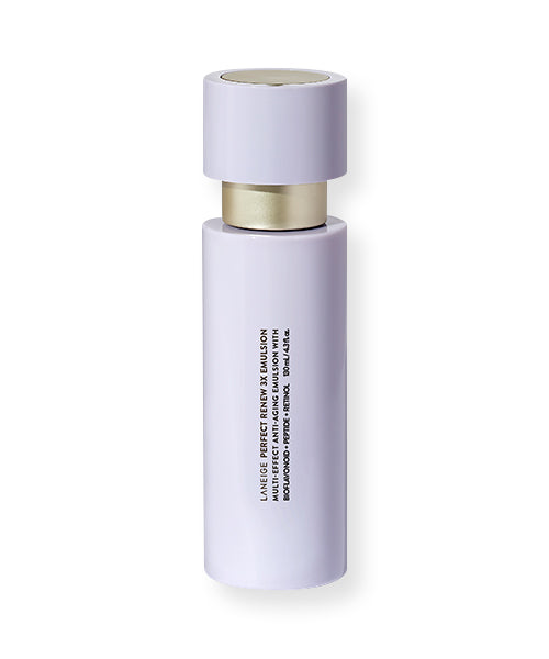 Laneige Perfect Renew 3X Emulsion 130ml — pump bottle front view on light background