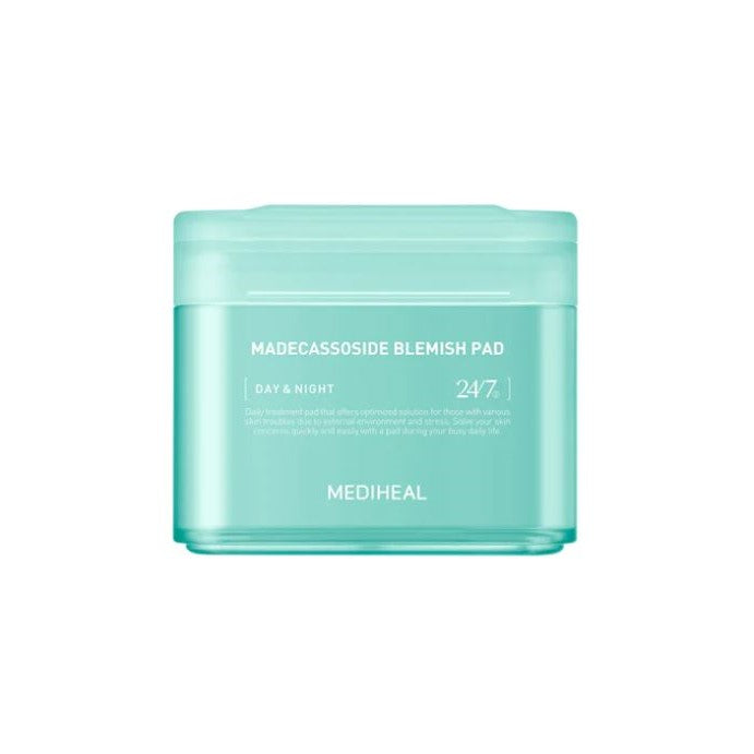Mediheal Madecassoside Blemish Pad 100ea 170ml — tub of vegan gauze treatment pads