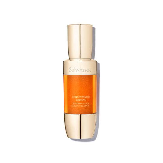 Sulwhasoo Concentrated Ginseng Renewing Serum EX 50ml — pump bottle with golden-red label on white background