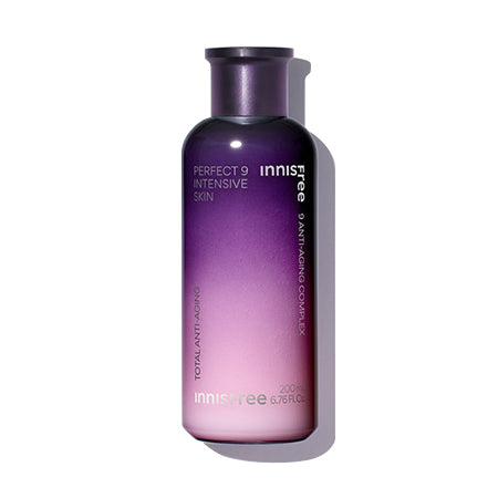 Innisfree Perfect 9 Intensive Skin Toner 200ml — clear gel-type bottle, front view
