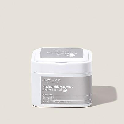 Mary&May Niacinamide Vitamin C Brightening Mask 400g — tub with 30 sheet masks