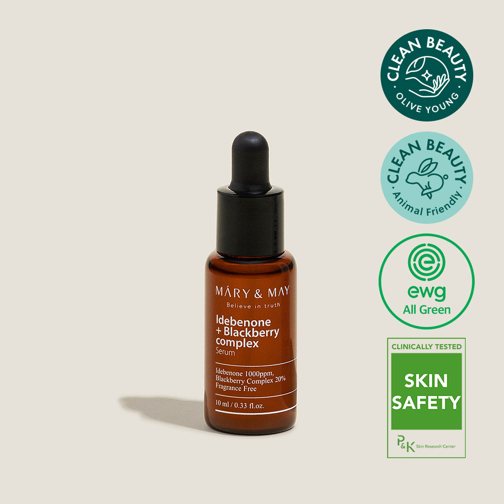 Mary&May Idebenone Blackberry Complex Serum 10ml miniature — small bottle front