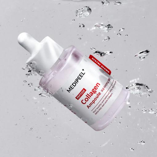 Medi-Peel Red Lacto Collagen Ampoule 50ml — glass dropper bottle with red label front view