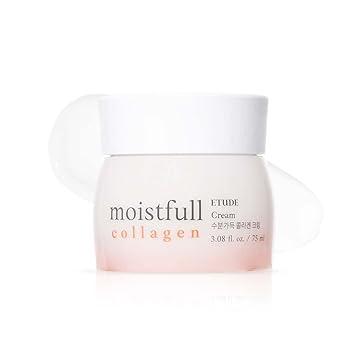 EtudeHouse Moistfull Collagen Cream 75ml — white jar with gold lid on white background