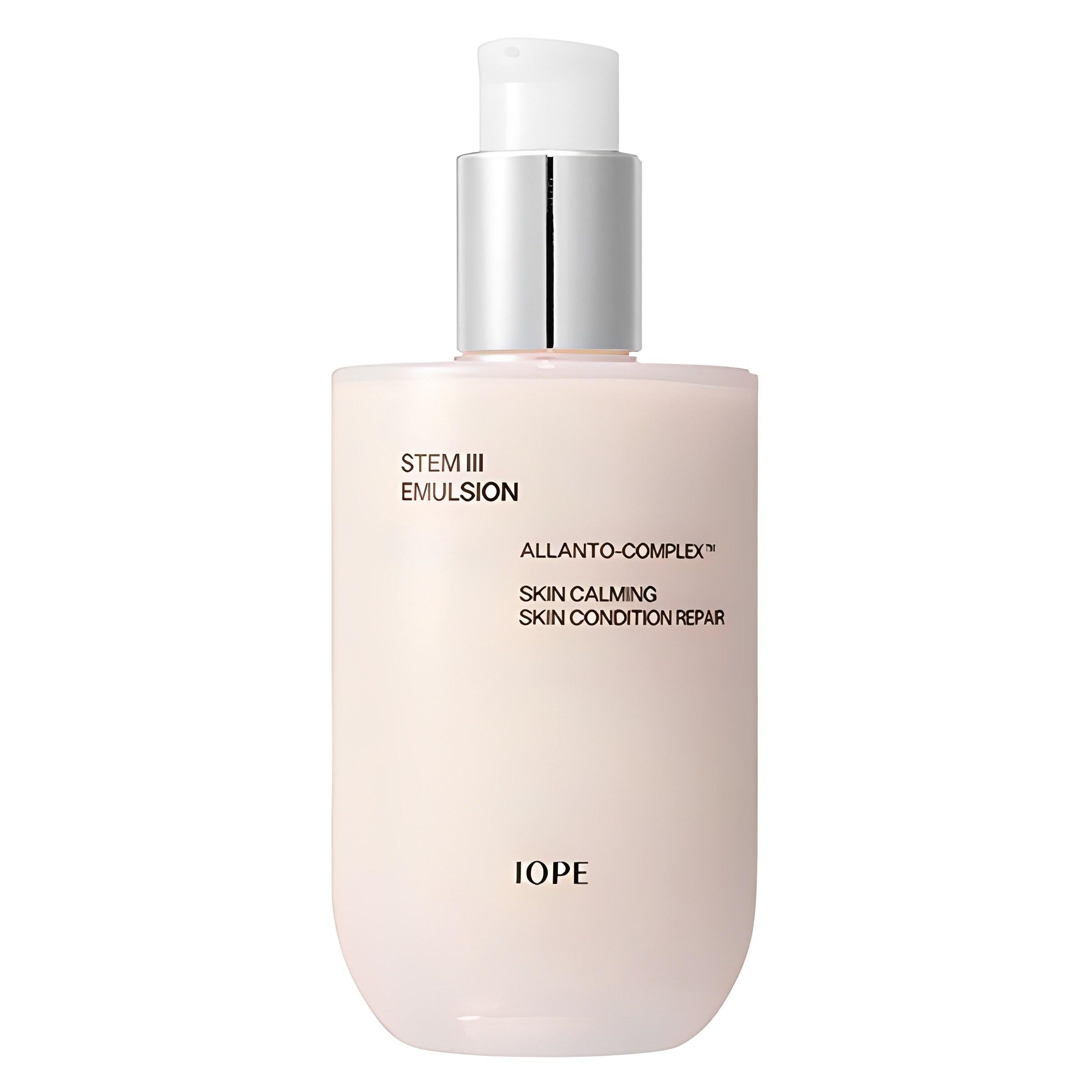 IOPE Stem III Emulsion 150ml — pump bottle with silver and white packaging