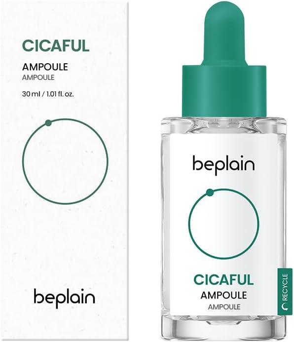 Beplain Cicaterol Ampoule 30ml — small dropper bottle with sage-green label on white background