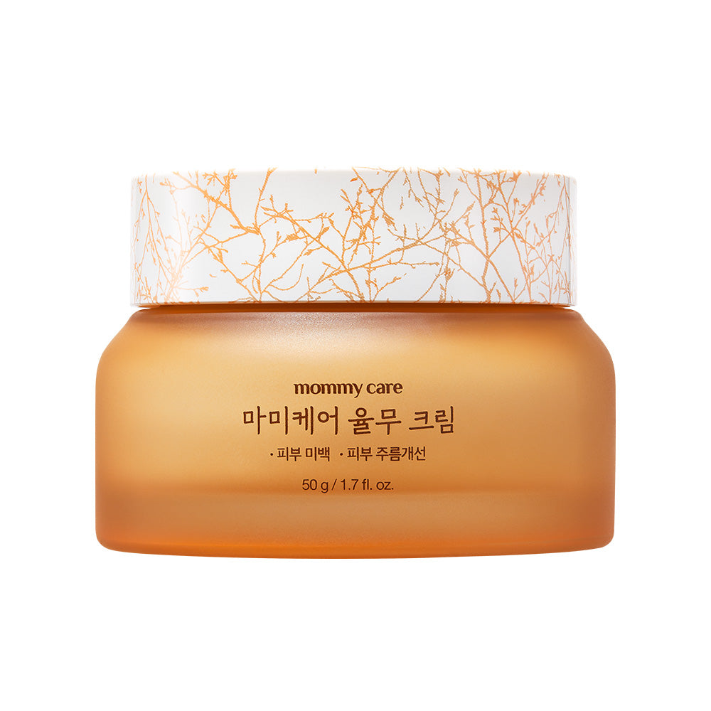 mommycare Yulmu Cream 50ml — cream jar with grain-illustrated label on light background