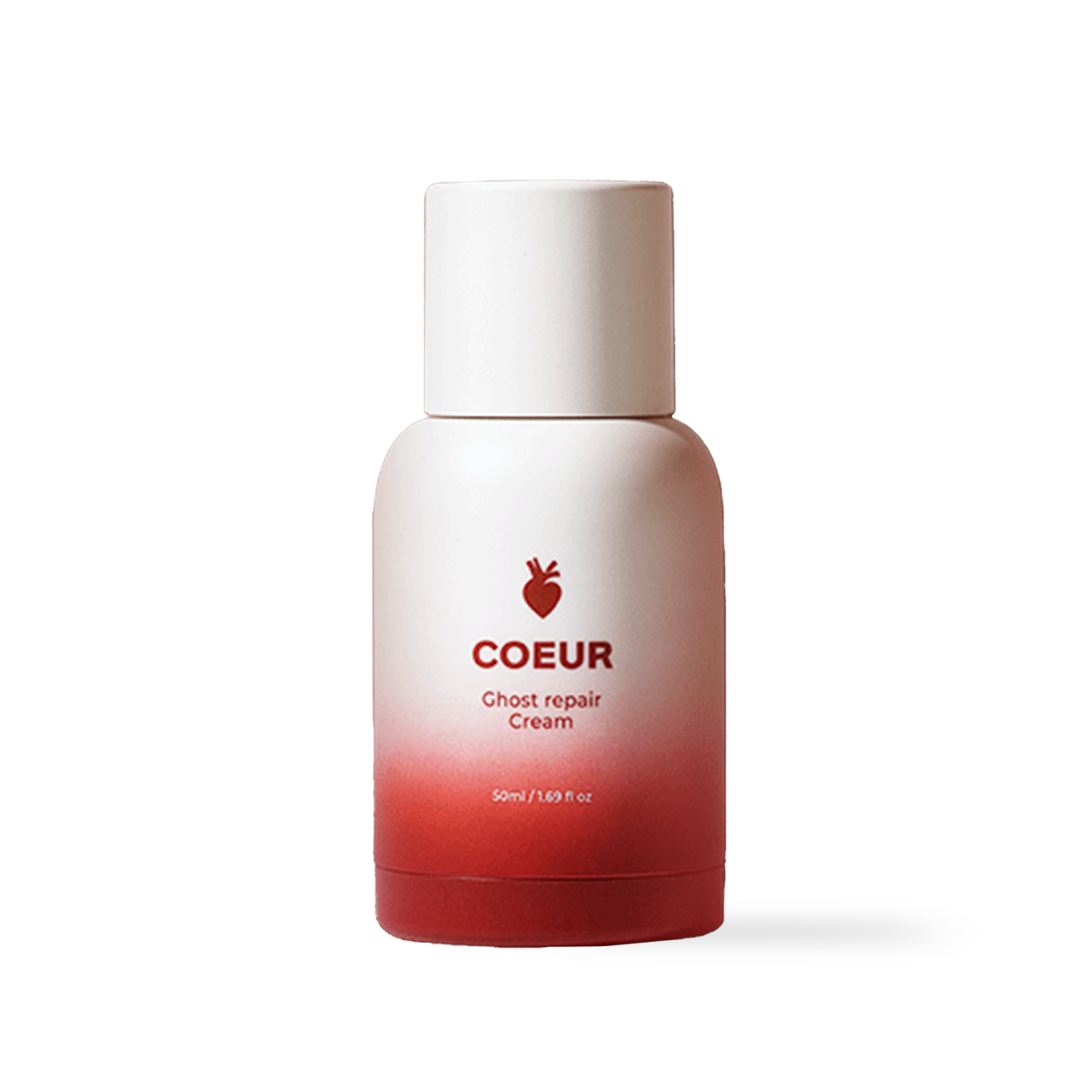 Coeur Ghost Repair Cream 50ml — white airless pump bottle with minimal label on neutral background