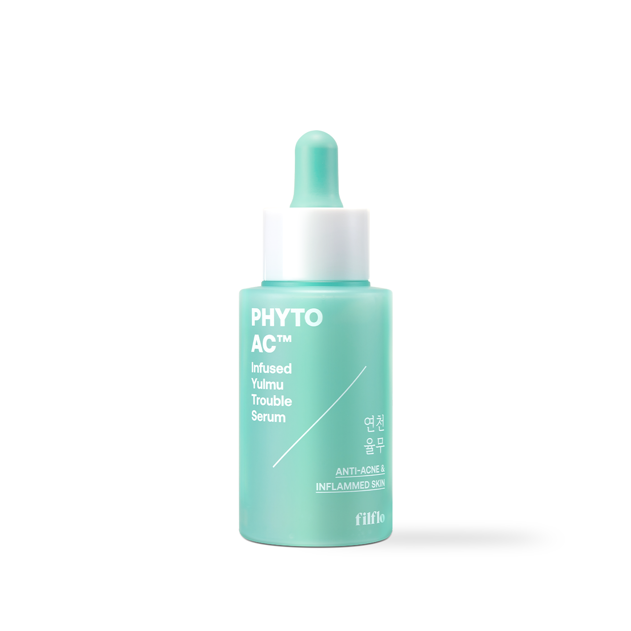 filflo Phyto AC Yulmu Trouble Serum 45ml — bottle with white minimal label, upright view