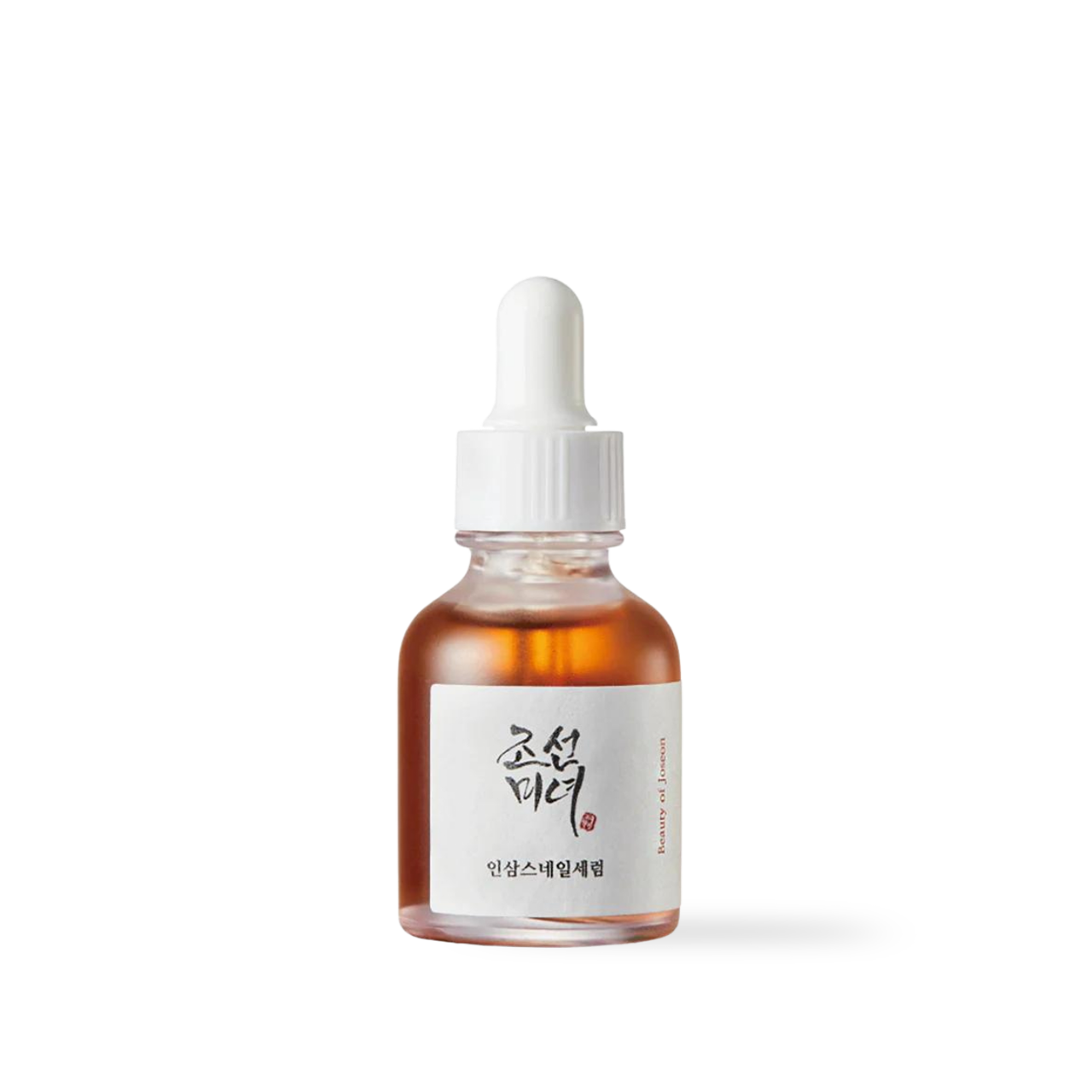 BeautyOfJoseon Revive Serum Ginseng Snail Mucin 30ml — amber dropper bottle, side label visible