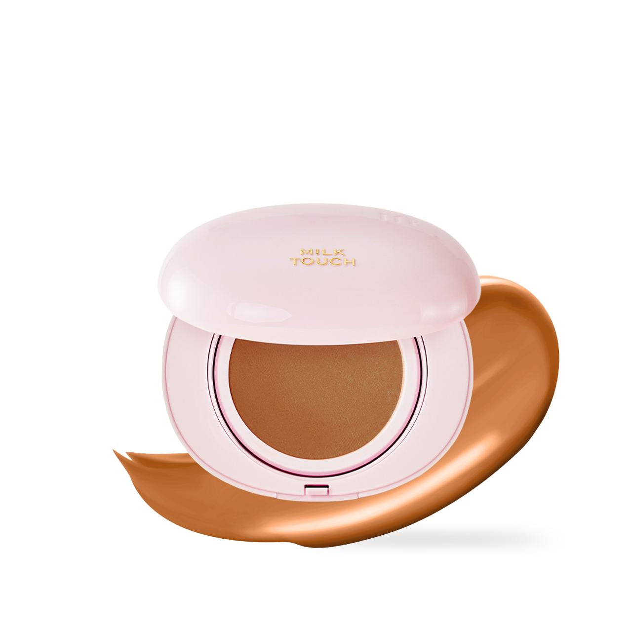 milktouch Milky Glow Cushion #33C Cinnamon 15g — cushion compact foundation, front label and case