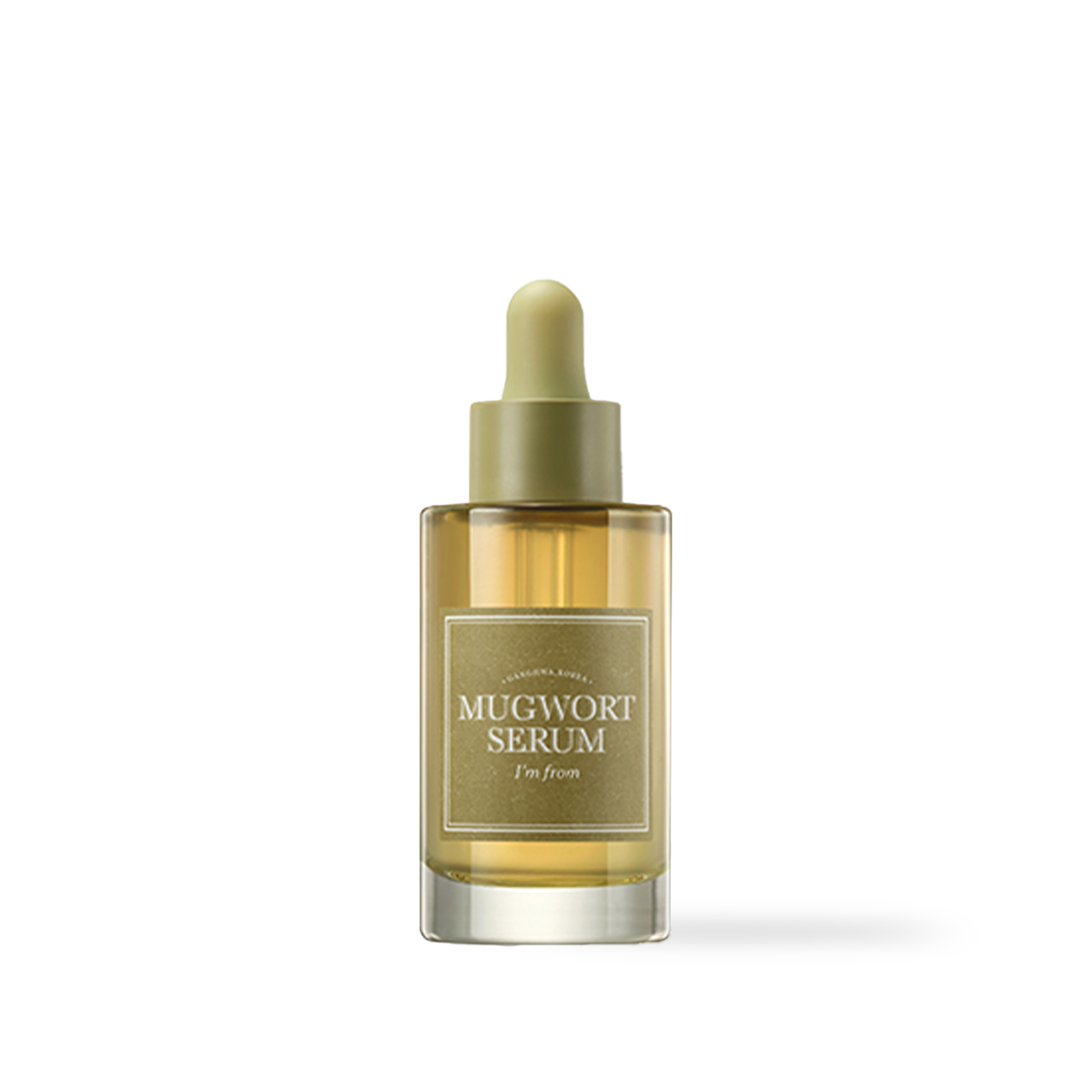 ImFrom Mugwort Serum 30ml — green dropper bottle with white label on clean background