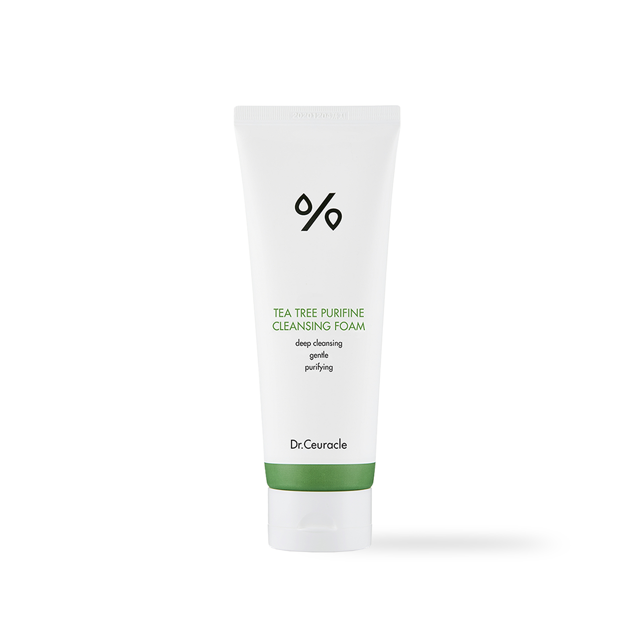 Dr.Ceuracle Tea Tree Purifine 30 Cleansing Foam 150g — green tube with flip-top cap, front label visible