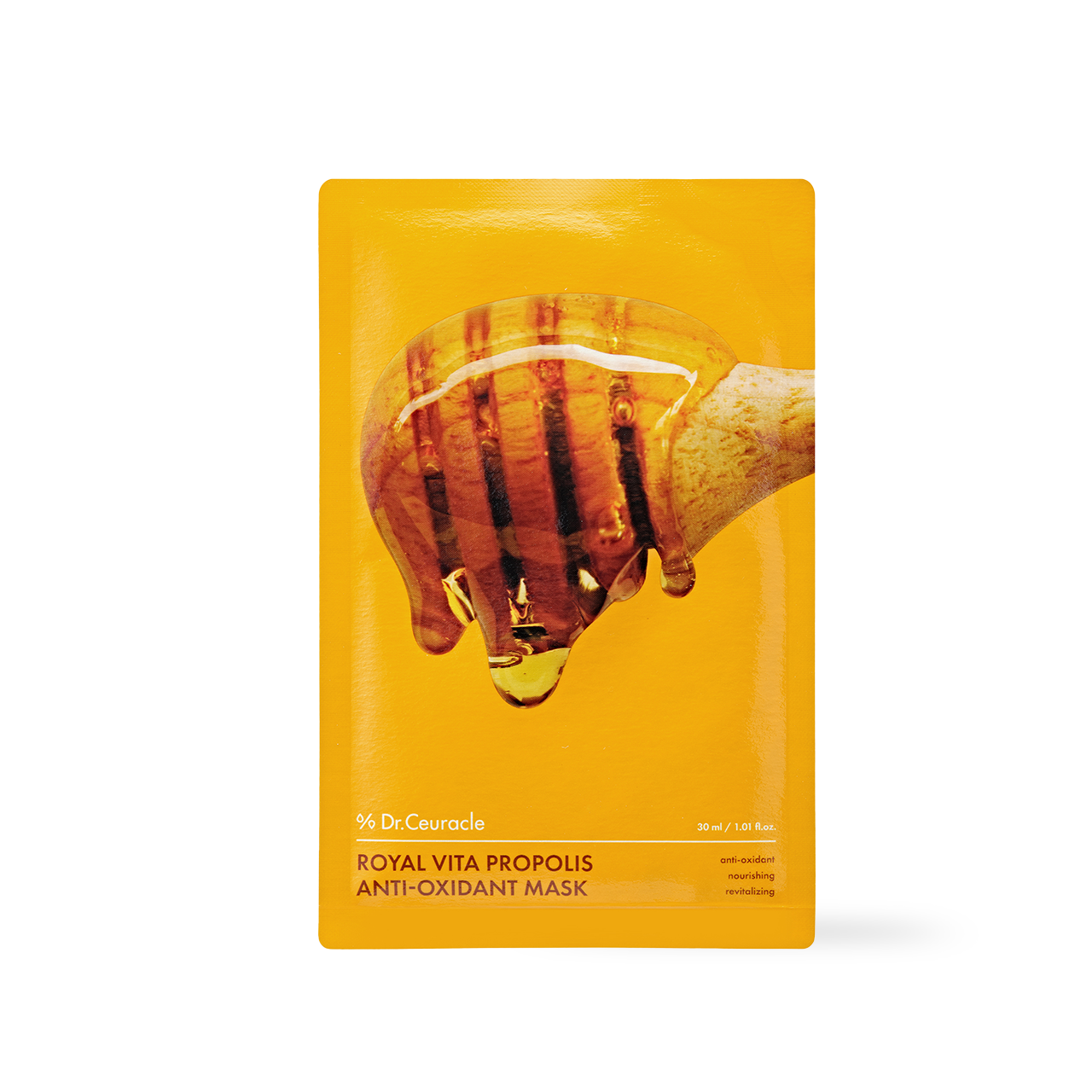 Dr.Ceuracle Royal Vita Propolis Anti-oxidant Mask 10ea — sheet mask pouch box front view