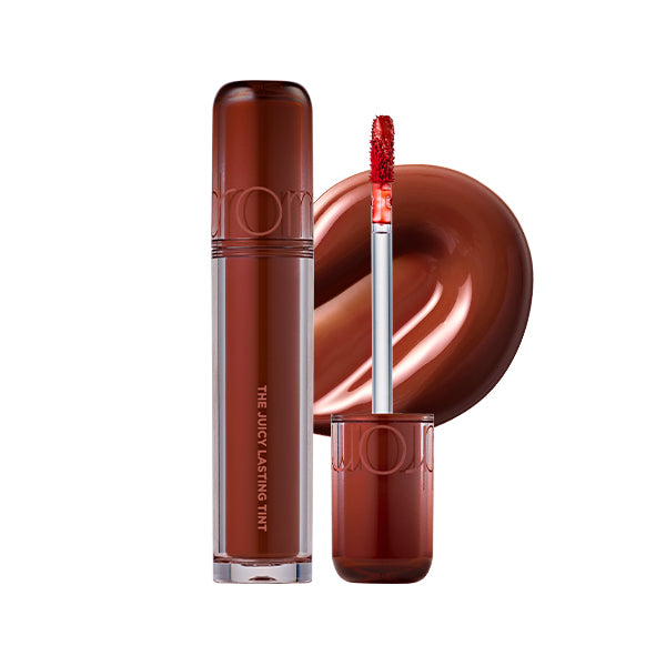 Romand The Juicy Lasting Tint 3.5g — close-up of tint tube with applicator
