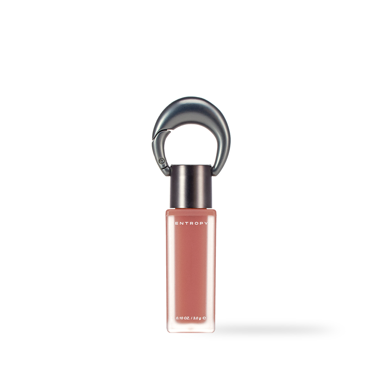 ENTROPY Charm Tint Blurry Base Line — Coral Gem shade shown from side angle