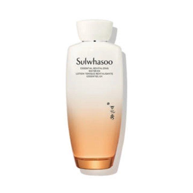 Sulwhasoo Essential Comfort Balancing Water 150ml — clear bottle with green cap and soft floral label on white background