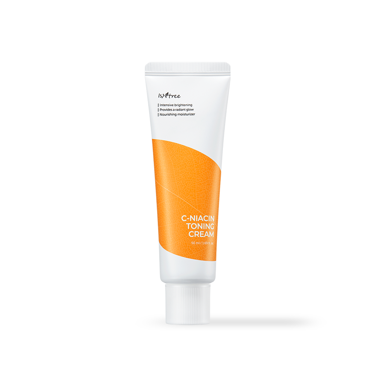 Isntree C-Niacin Toning Cream 50ml — compact jar with orange-accent label, front view