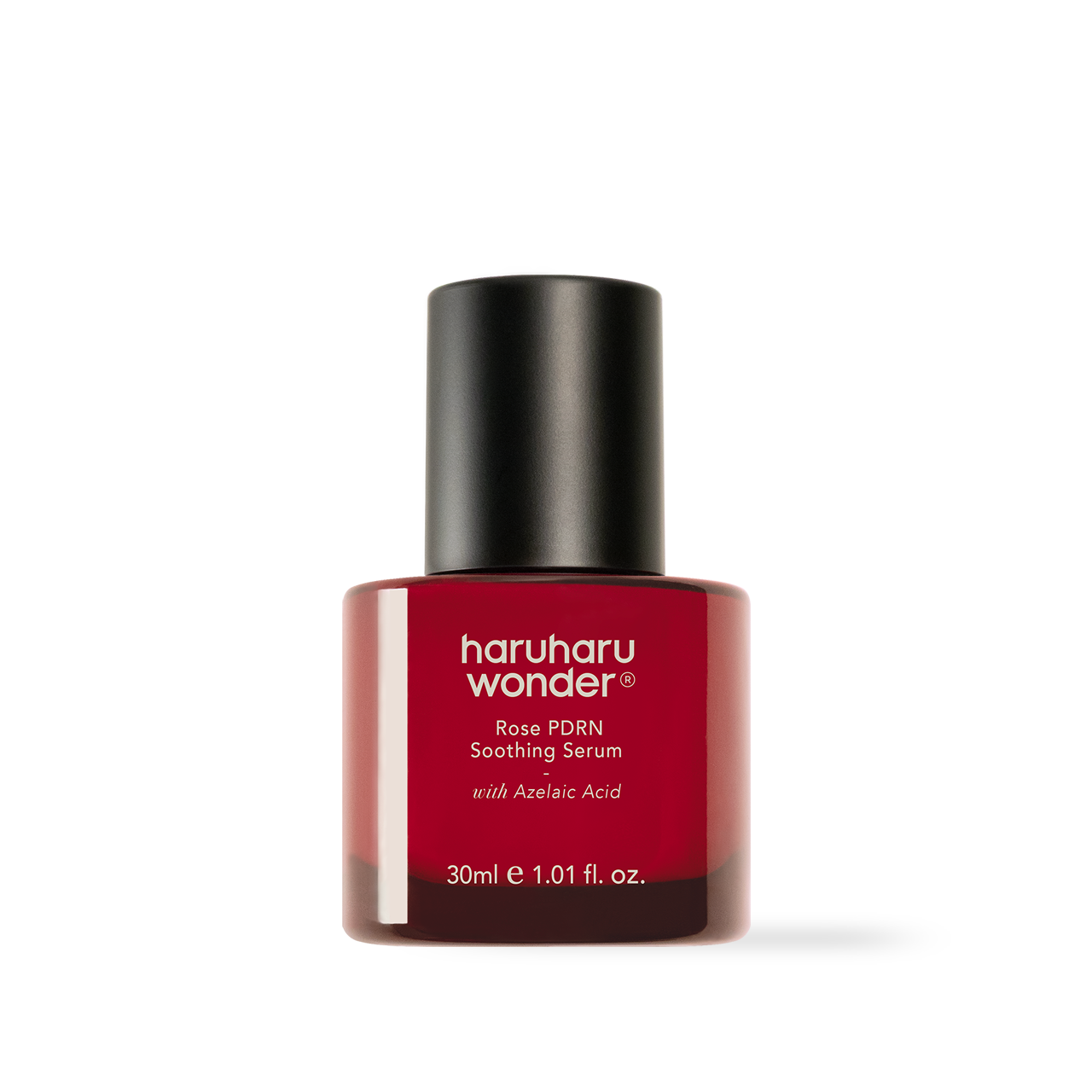 haruharuwonder Rose PDRN Soothing Serum 30ml — dropper bottle with pink label