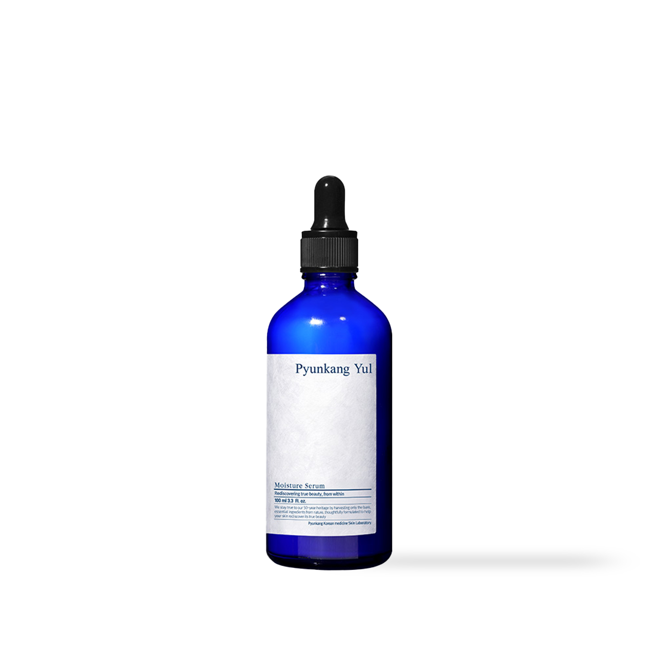 PyunkangYul Moisture Serum 100ml — pump bottle with beige minimal label front view