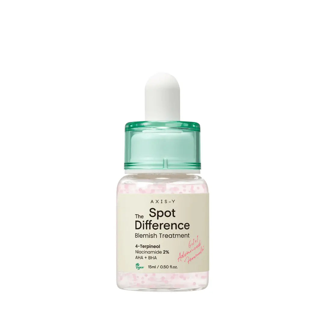 AXIS-Y Spot the Difference Blemish Treatment 15ml — front of small dropper bottle