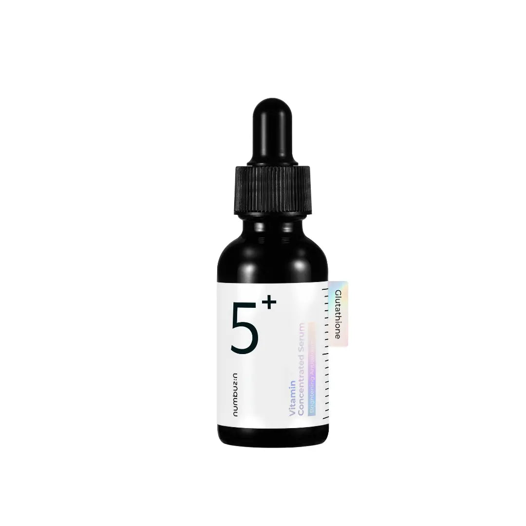 Numbuzin No.5 Vitamin Concentrated Serum 30ml — small dropper bottle with vitamin label