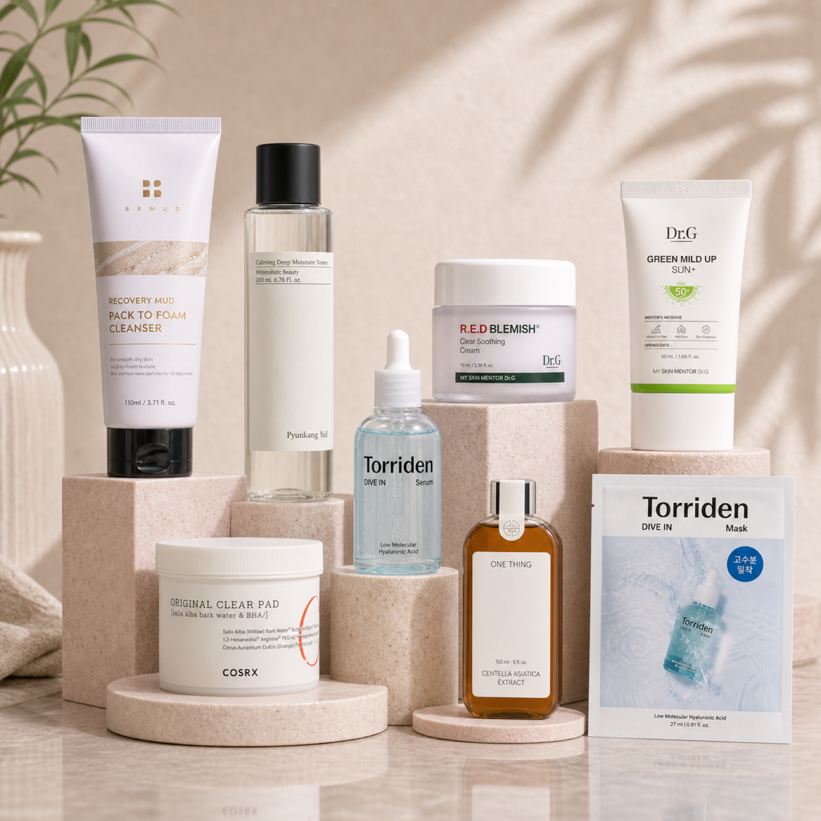 Clear Skin Starter premium Korean skincare routine kit