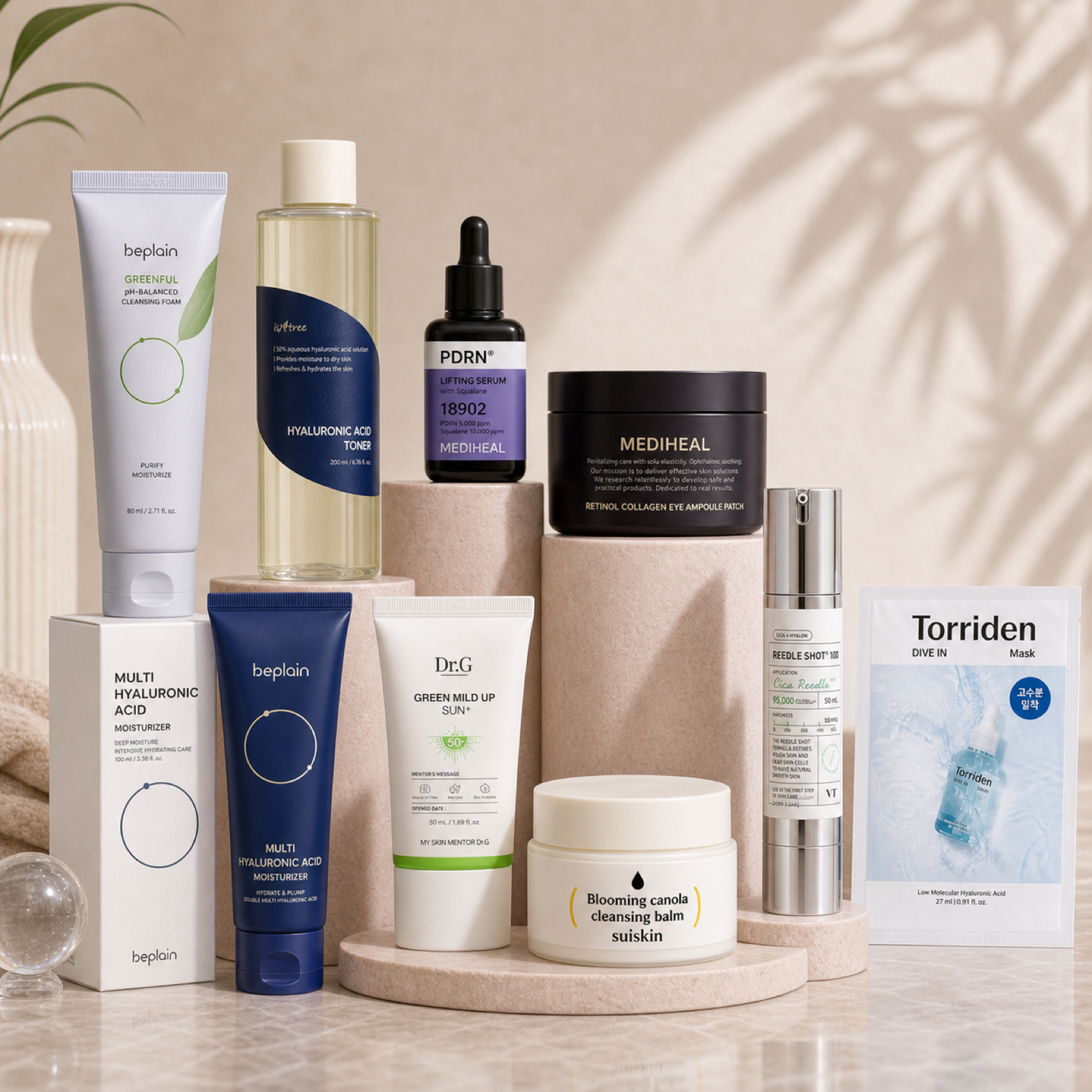 Firm & Smooth Starter premium Korean skincare routine kit
