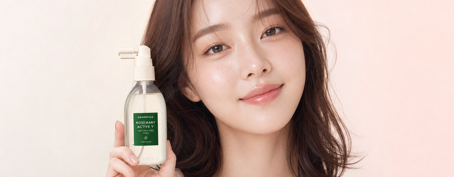 Keauty editorial hero — Aromatica
