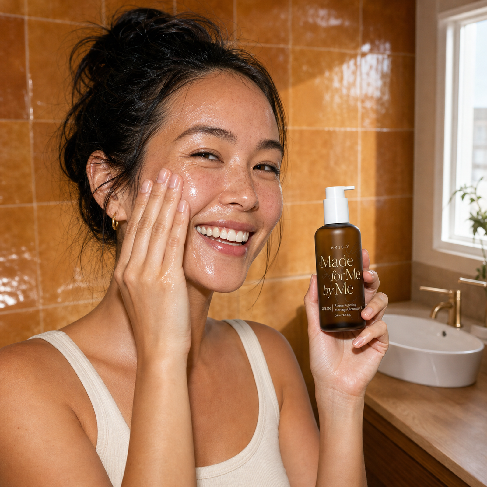 [AXIS-Y] Biome Resetting Moringa Cleansing Oil 200ml — strict-quality-v1 — 01-mixed-korean-nordic-person-lifestyle