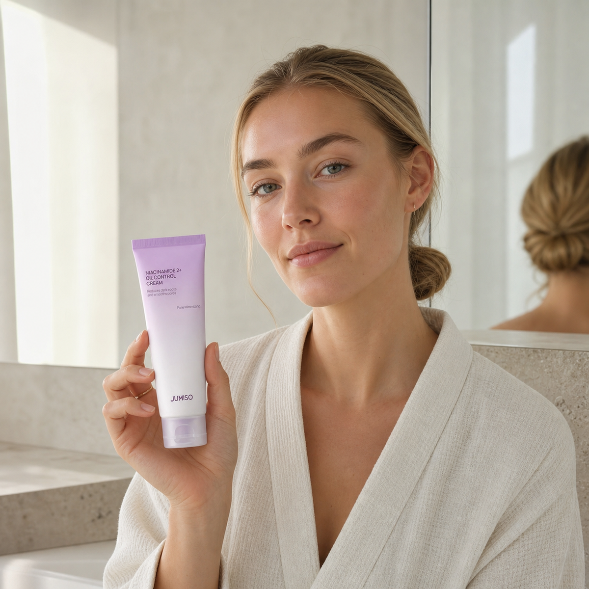 [Jumiso] Niacinamide 2+ Oil Control Cream 80ml - Nordic person lifestyle PDP image