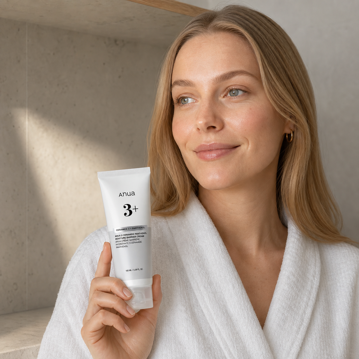 [Anua] 3 Ceramide Panthenol Moisture Barrier Cream 100ml - Nordic person lifestyle PDP image