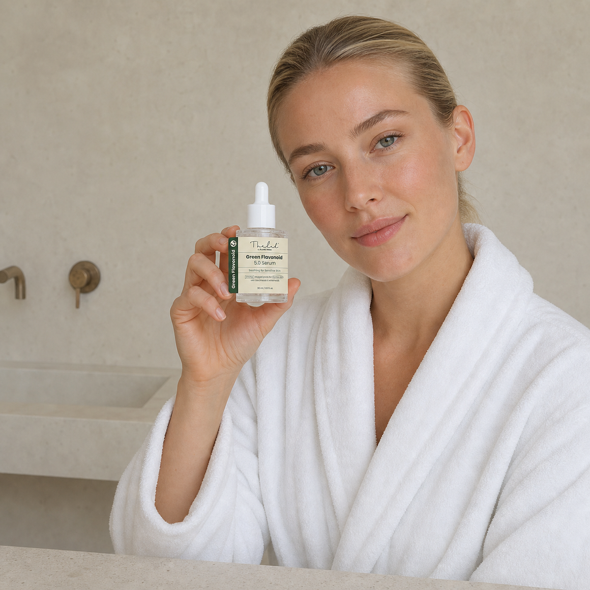 [THE LAB By BLANC DOUX] Green Flavonoid™ 5.0 Serum 30ml - Nordic person lifestyle PDP image