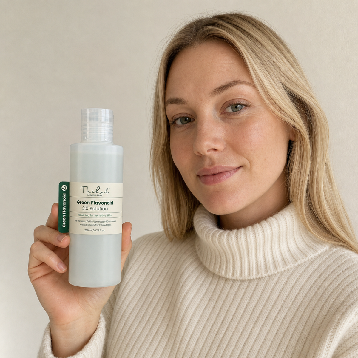 [THE LAB By BLANC DOUX] Green Flavonoid™ Solution 200ml - Nordic person lifestyle PDP image