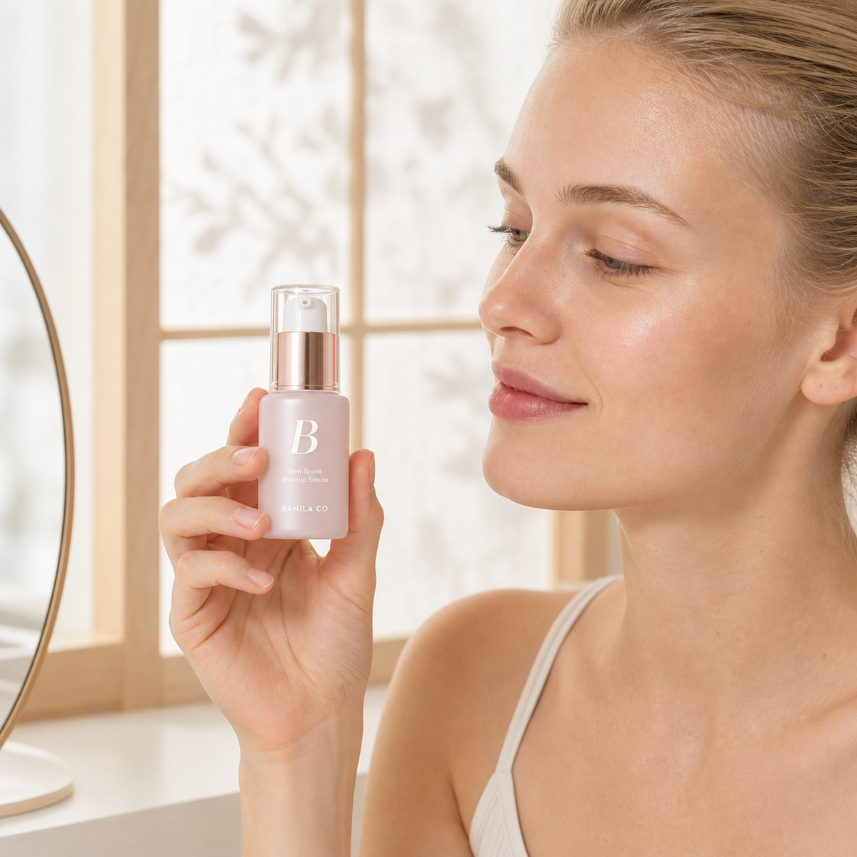 [Banilaco] Dew Boost Makeup Serum 30ml - Nordic person lifestyle PDP image