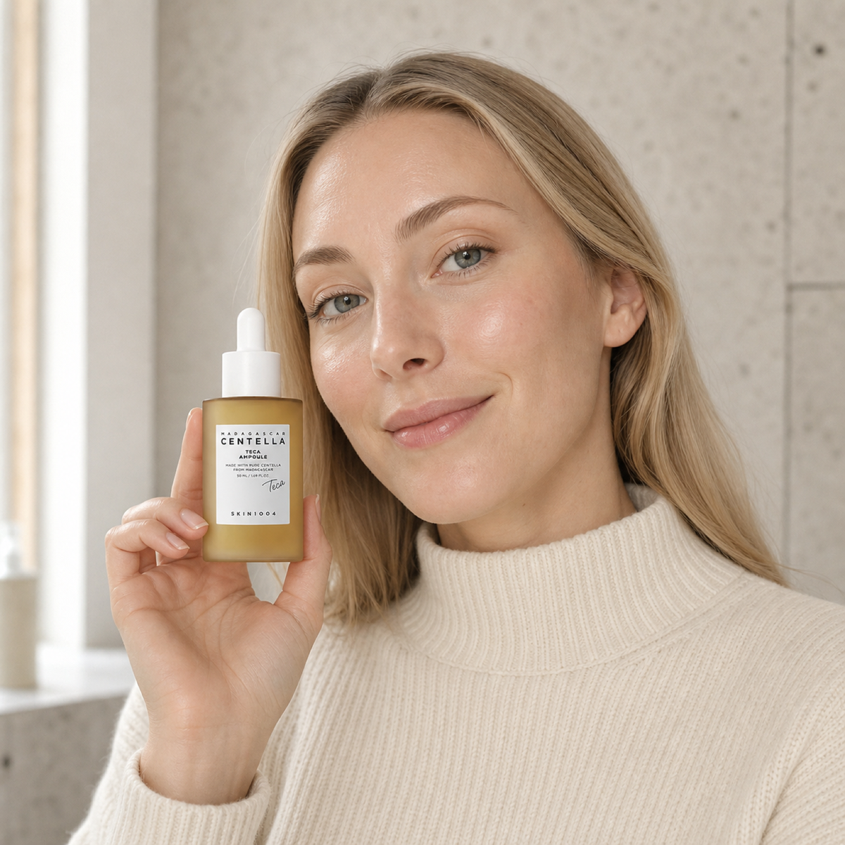 [SKIN1004] Madagascar Centella Teca Ampoule 50ml - Nordic person lifestyle PDP image