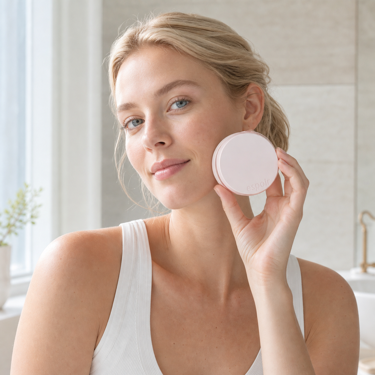 [Espoir] Be Glow Volume Cushion SPF42 PA+++ 13g*2 #20 VANILLA - Nordic person lifestyle PDP image
