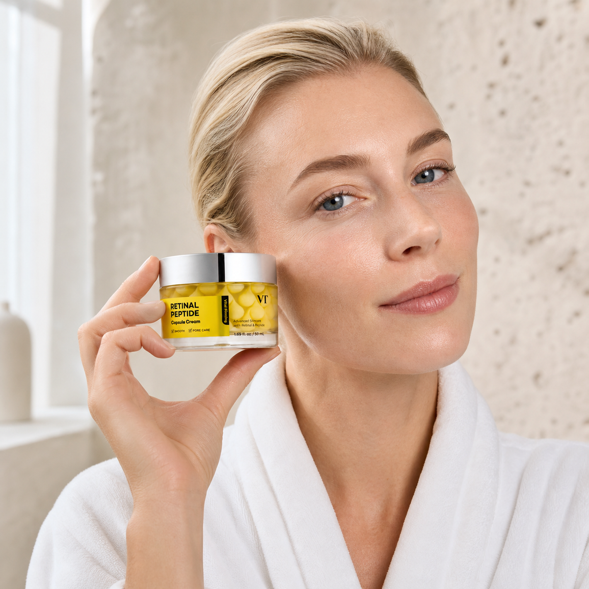 [VT Cosmetics] Retinal Peptide Hyaluronic Capsule Cream 50ml - Nordic person lifestyle PDP image